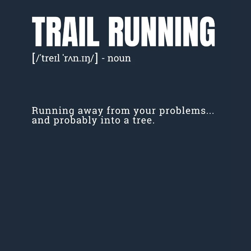Funny Trail Running Running Into A Tree