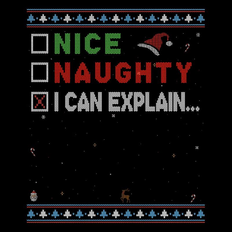 Nice Naughty I Can Explain – Lustiger Weihnachtsmann