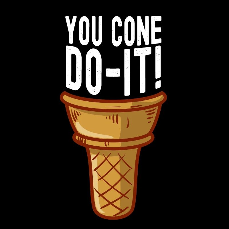 Sundae You Cone Do It Scoop Crème glacée