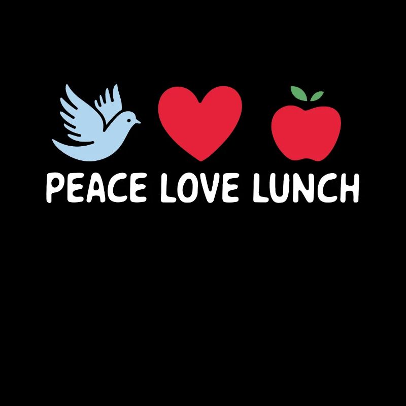 Frieden, Liebe, Mittagessen, Kantine, Cafeteria, Humor
