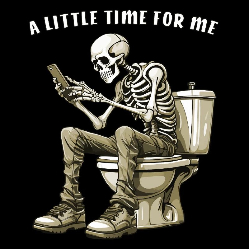 TOILETTE SQUELETTE UN PEU DE TEMPS POUR MOI