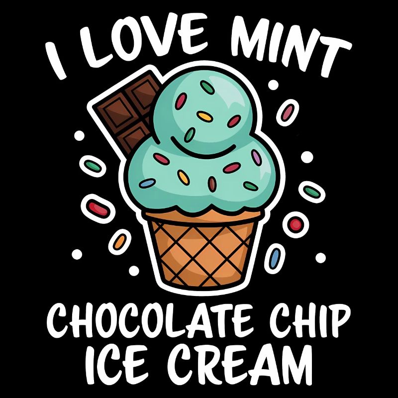 Schoko Minz Eis Spruch Lustiges Minz Eis Geschenk