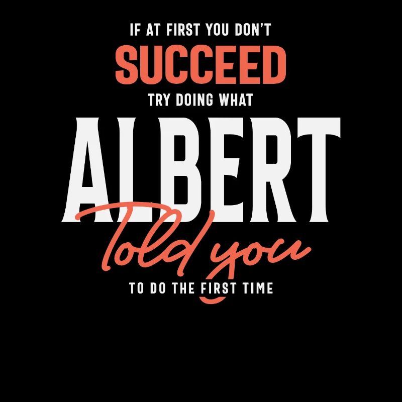 Albert Name Personalisiert Albert