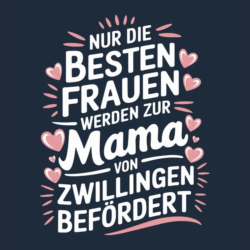 Zwillingsmama Zwillings Mutter, Mama von Zwillinge