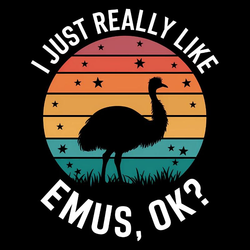 Emu Spruch Australien Emus Lustiges Emu Geschenk