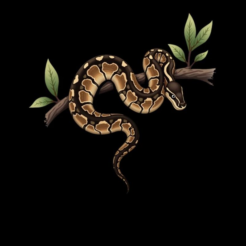 Roi Python Serpents Amoureux Terrarium Python