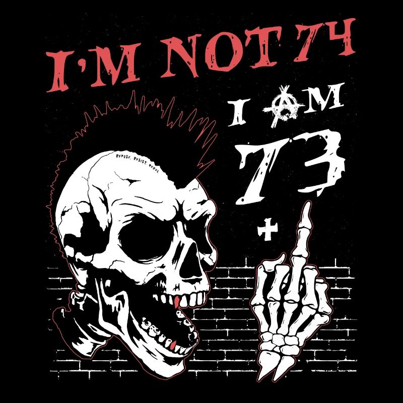 I Am 73 Plus Middle Finger - 74th Birthday