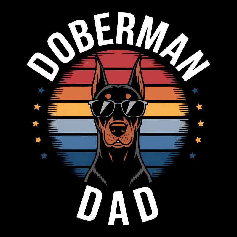 Doberman Saying Dad Funny Doberman Gift