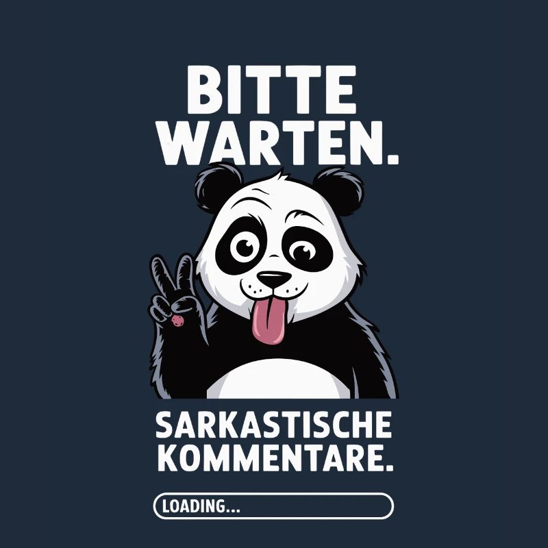 Sarkastischer Panda
