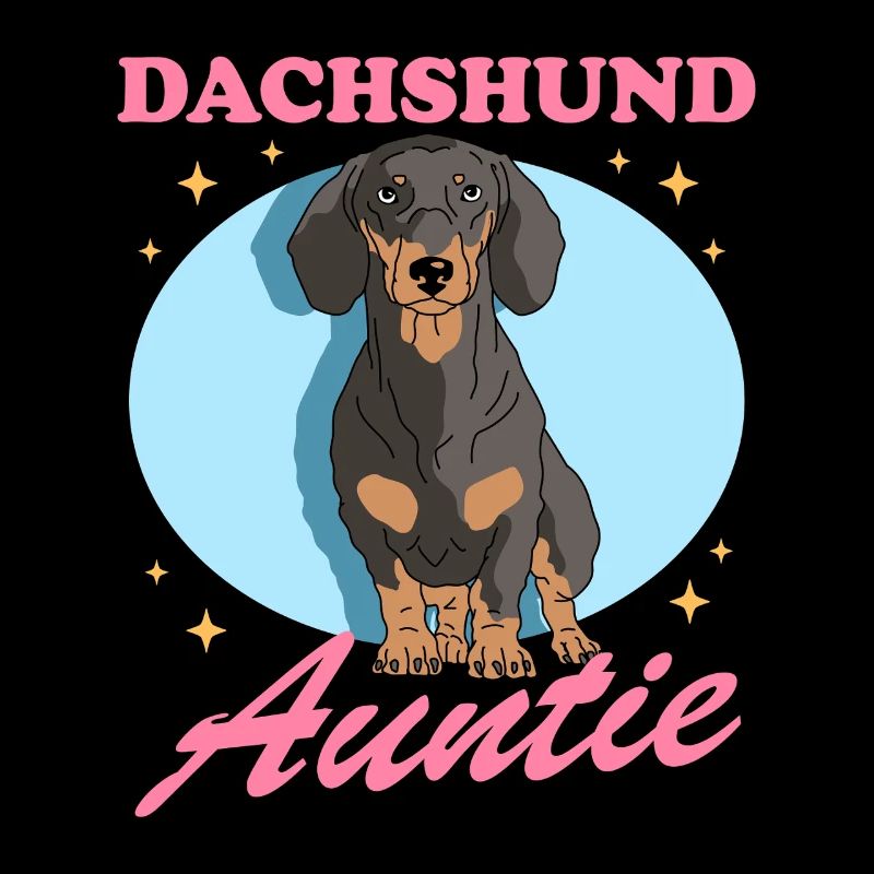 Teckel Tante Teckel Chiens Teckel Cadeau