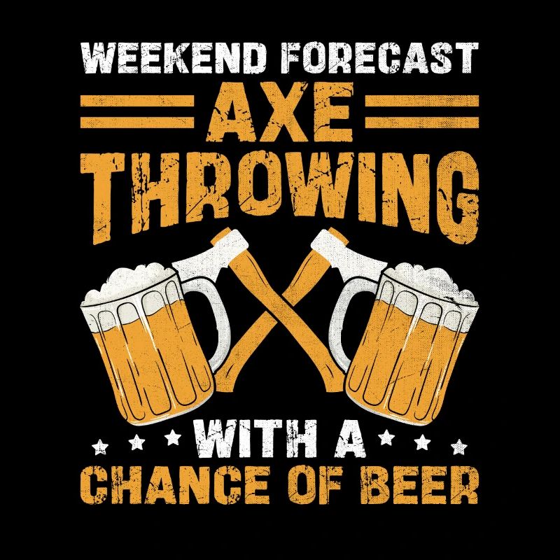 Wochenendvorhersage Axtwerfen mit einer Chance auf