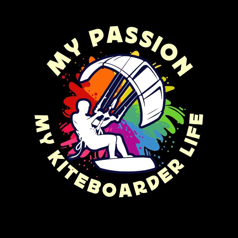 Kiteboarding Ma passion Mon Kiteboarder Planche à voile