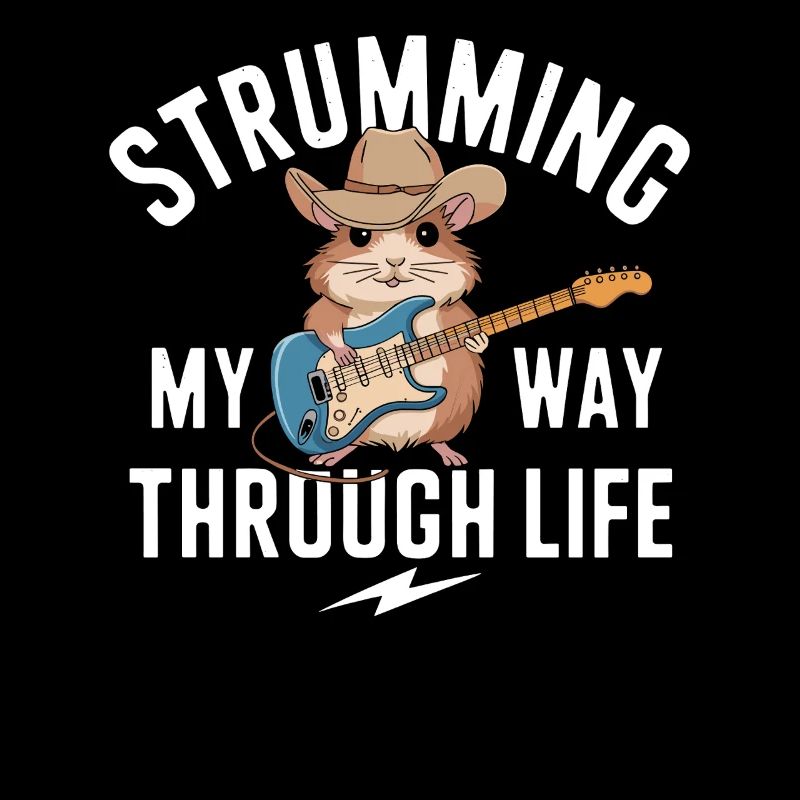 Strumming My Way Through Life Mouse Guitar