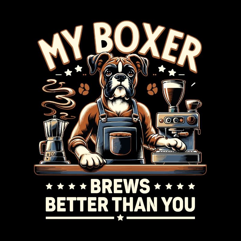 Mein Boxer Braut Besser Als Du Koffein Lover Hund
