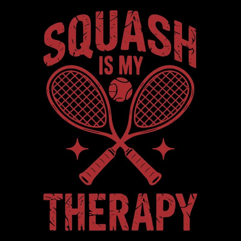 Squash is my Therapy Funny Squash Player