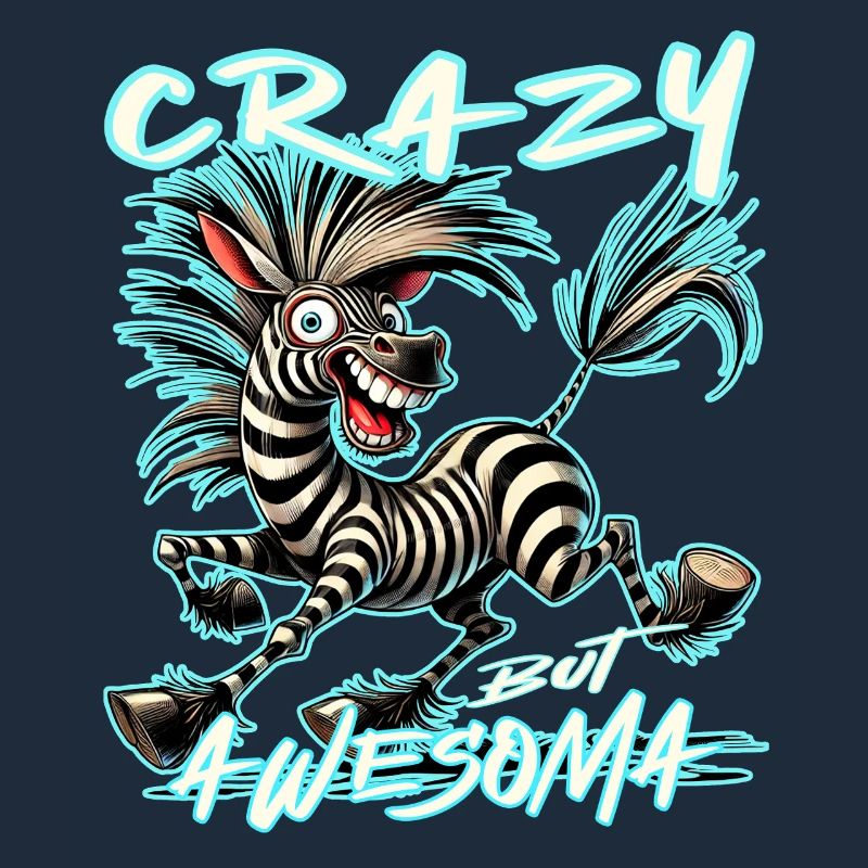 Zebra Lieber durchgeknallt als einer von euch