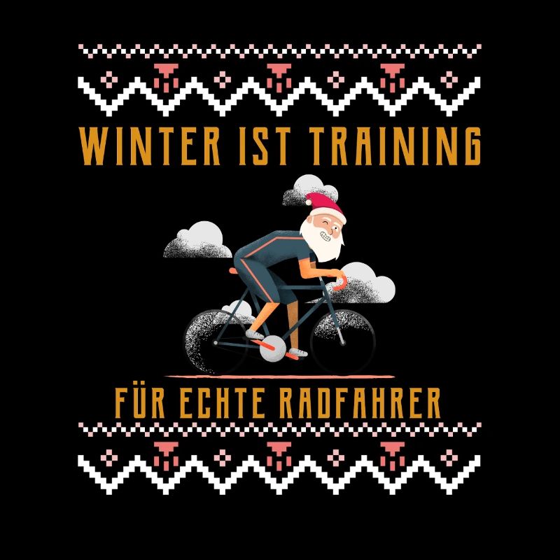Winter Ist Training Für Echte Radfahrer