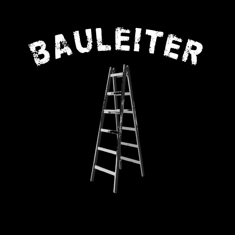 Bauleiter - Holzleiter - Baustelle - Beruf