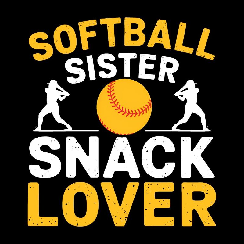 Softball Spruch Schwester Lustig Softball Geschenk