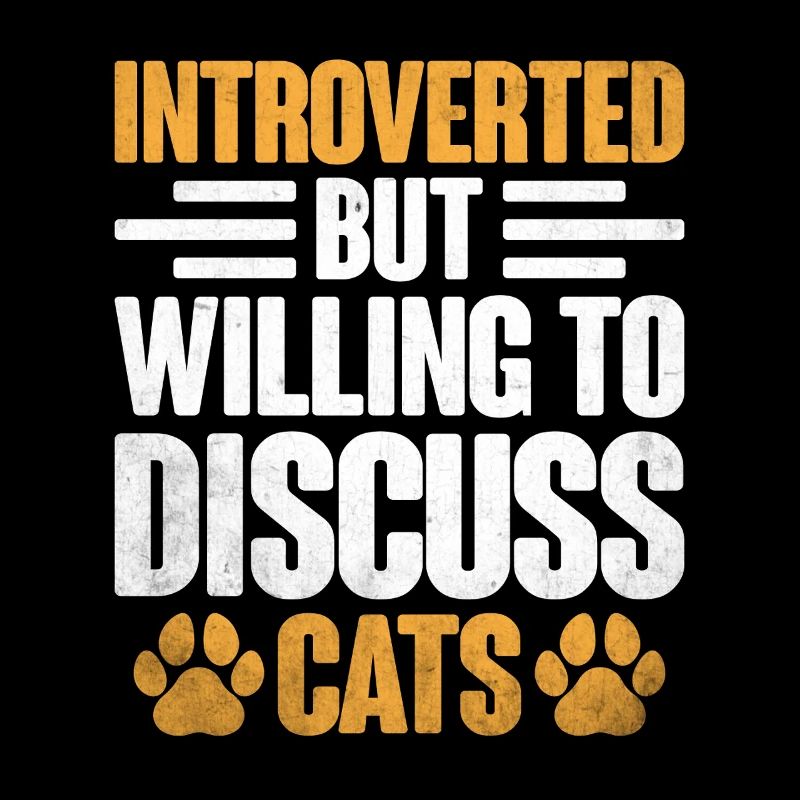 Introvertiert, aber bereit, über Katzensprüche zu diskutieren