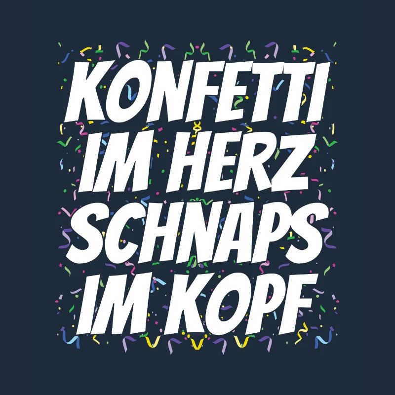 Karneval Konfetti Spruch