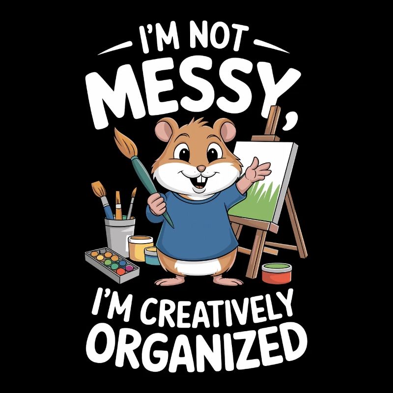I'm not chaotic, artist, painter, creative