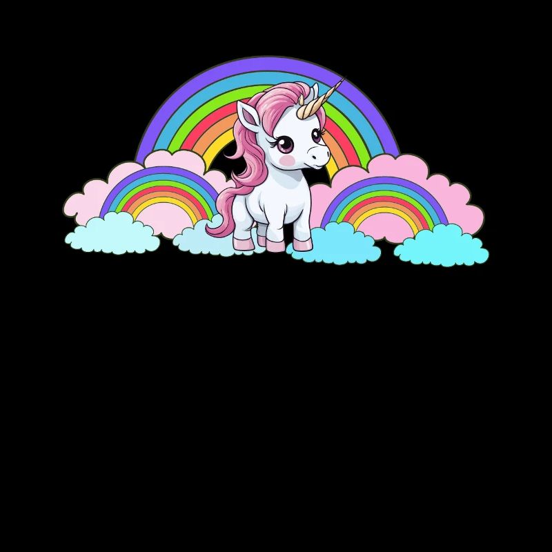 Regenbogen Einhorn Einhörner Pferd Pferde Kinder