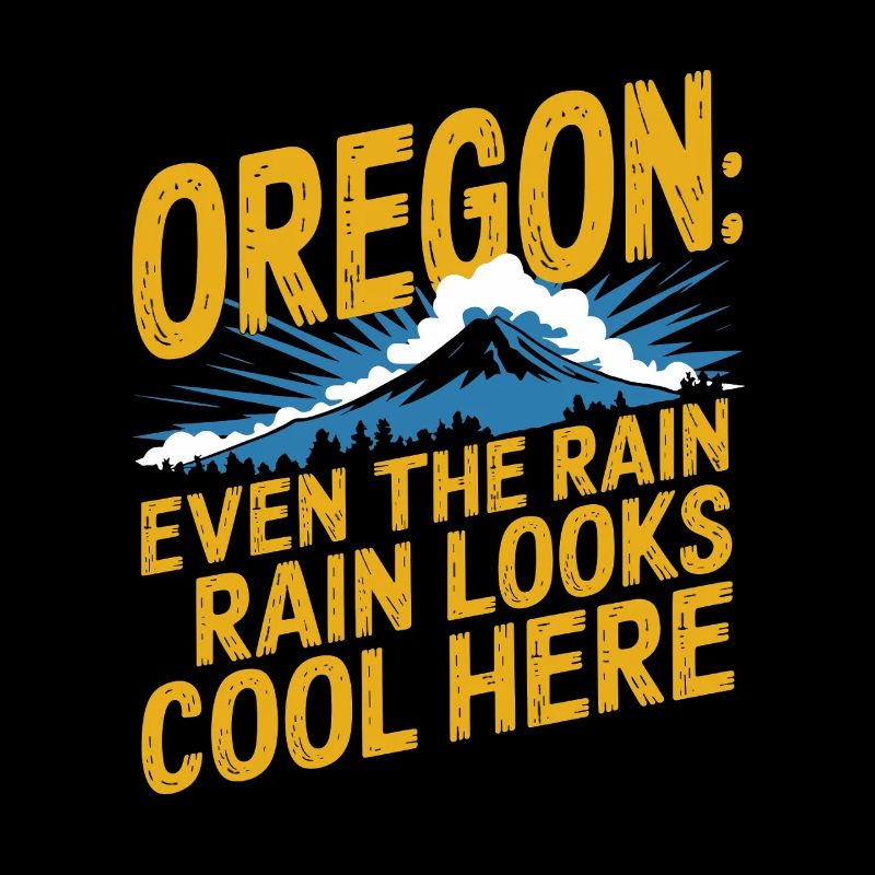 Oregon: Even the rain looks cool here