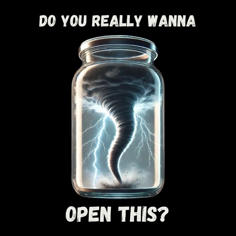 Tornado. Sind Sie sicher, dass Sie IT eröffnen möchten?