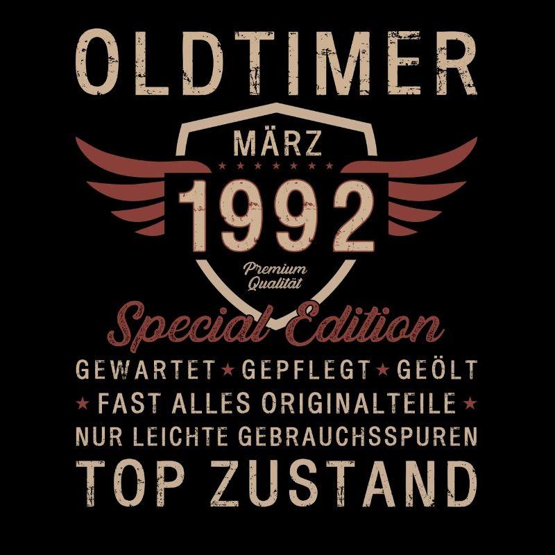 33ème Anniversaire Oldtimer Mars 1992 Millésime 92