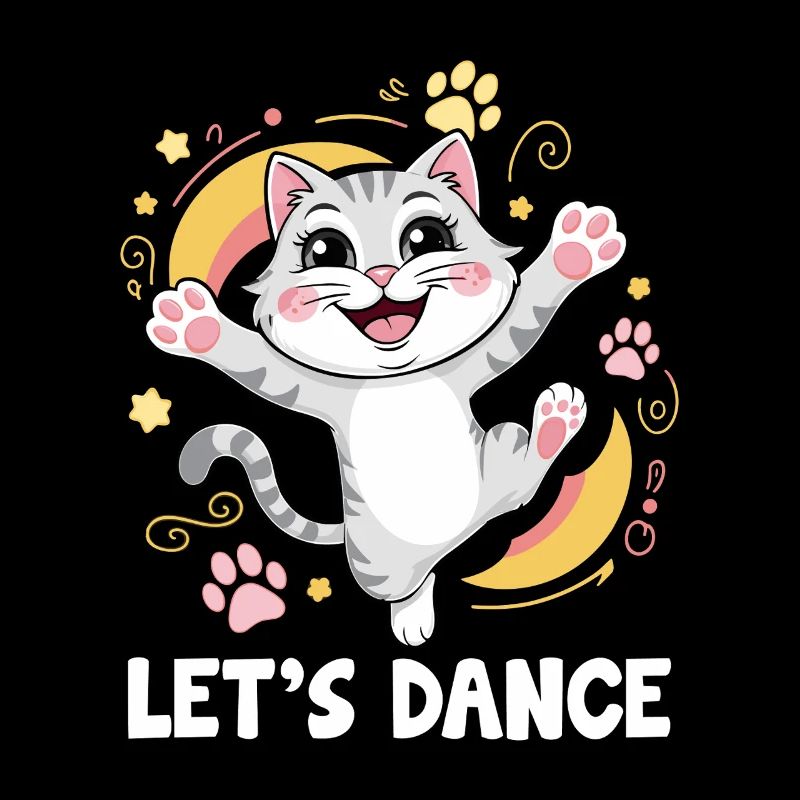A Cat Dancing Let's Dance For Dancing Dancer