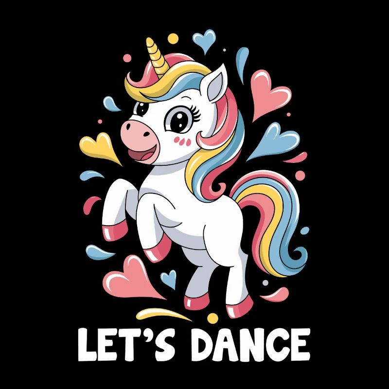 A Unicorn Dancing Let's Dance Dancing Dancer
