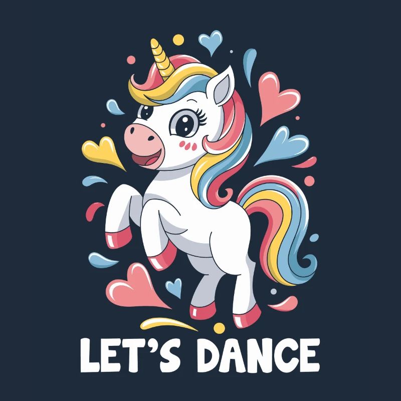 A Unicorn Dancing Let's Dance Dancing Dancer