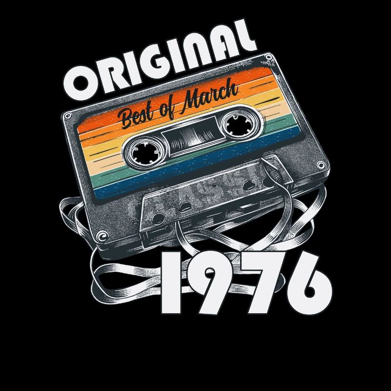 50. Geburtstag Geschenk Mann Kassette März 1976
