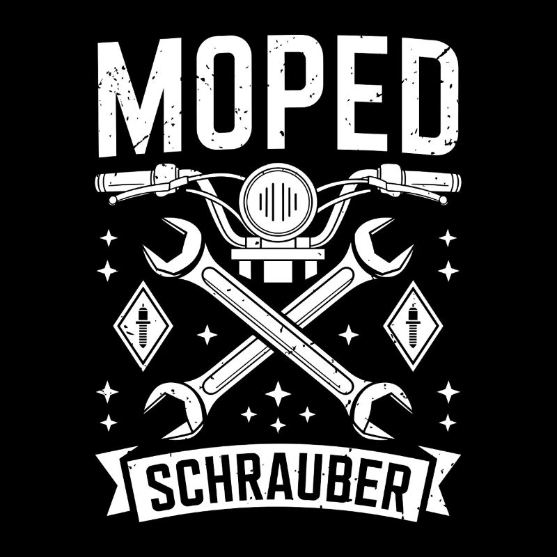Moped Mechanic Moped Driver Motorcycle