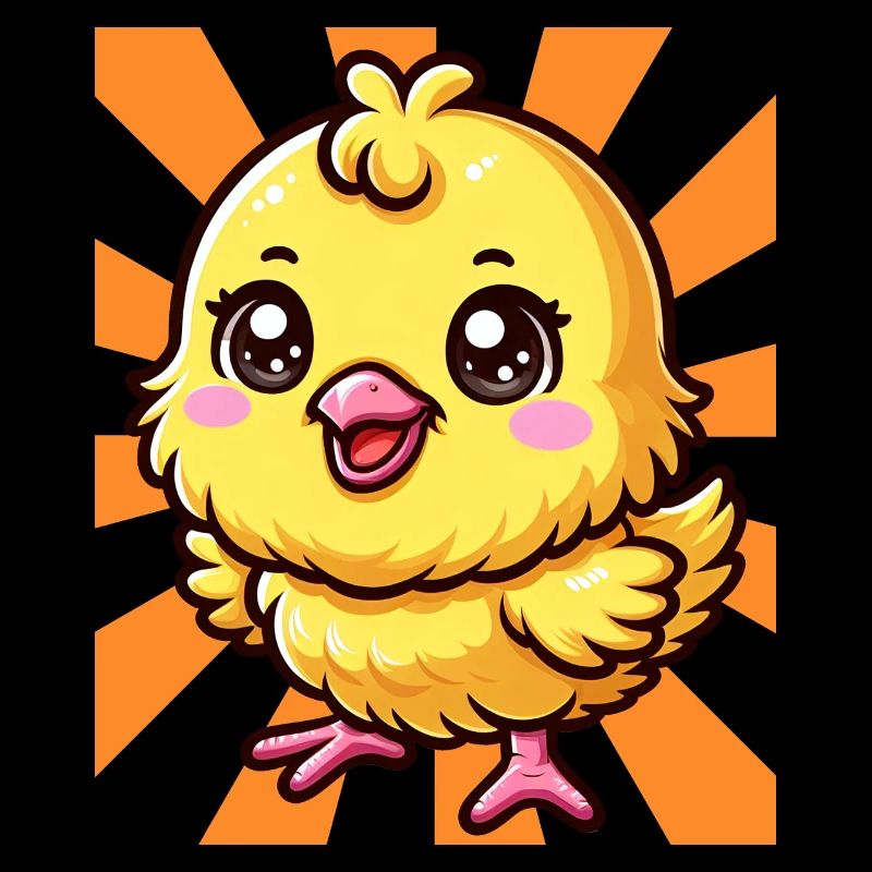 Chick Chicken Chickens Retro 80s 90s