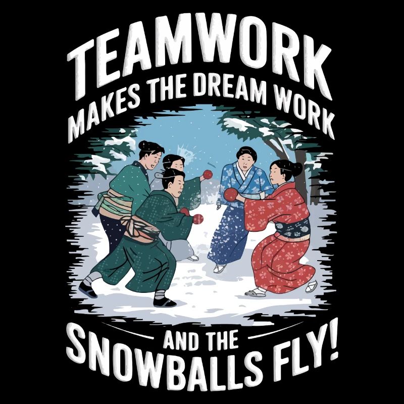 Teamwork makes the dream work – and the snowballs