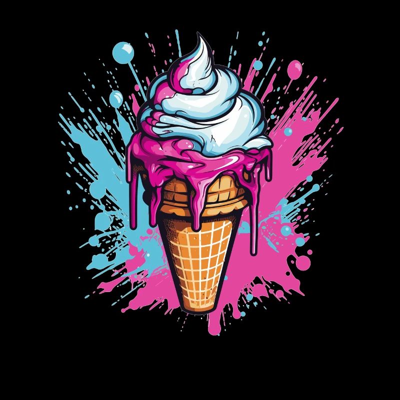 Pop Art Style Cream