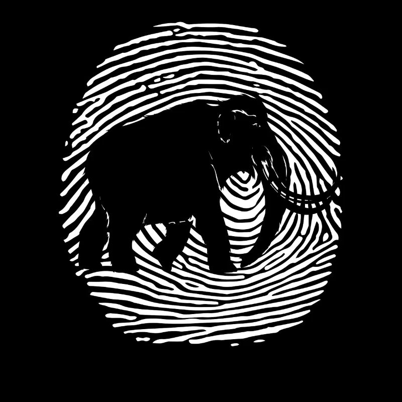 Mammoth in the fingerprint