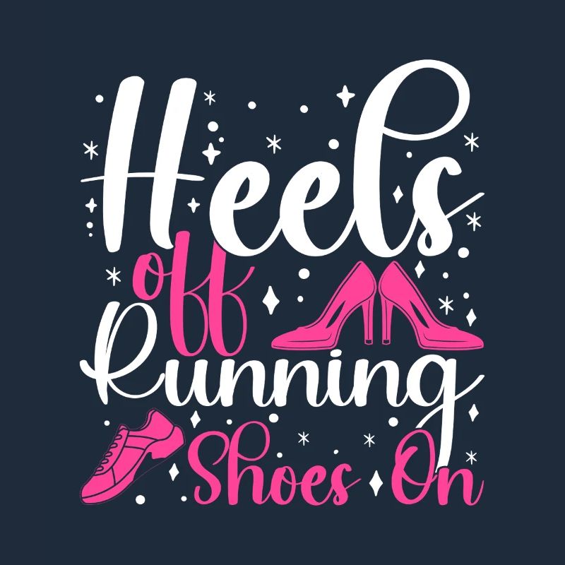 Talons de course des chaussures de course sur un marathonien