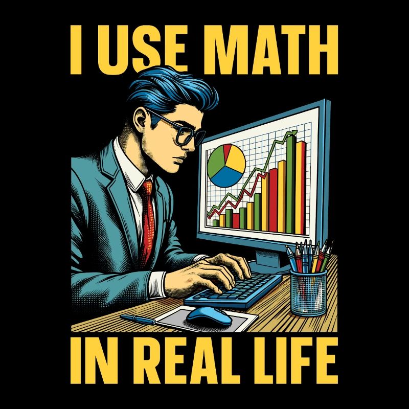 Statisticien J’utilise les mathématiques dans la vraie vie Mathématicien