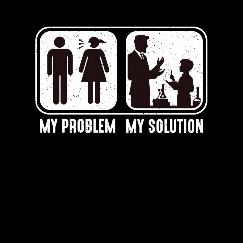 Professeur de STIM Mon problème Ma solution Pictogramme Papa