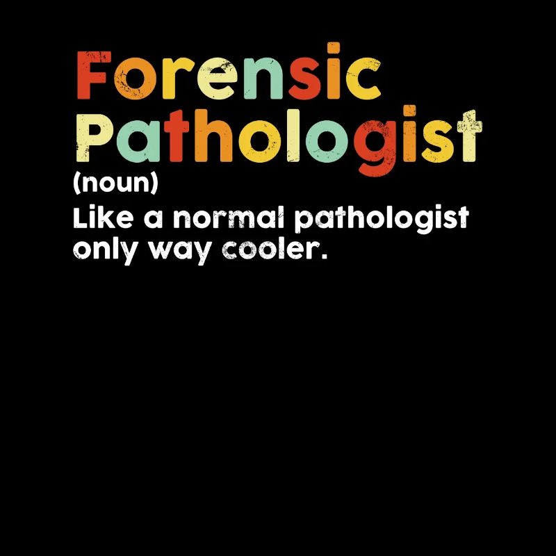 Forensic Pathologist Definition Retro Vintage