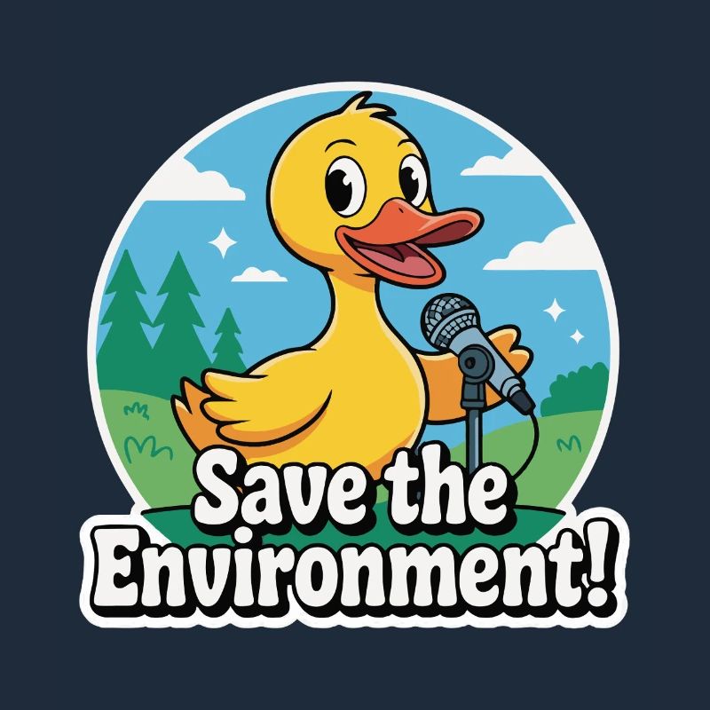 DUCK, SAVE THE ENVIRONMENT