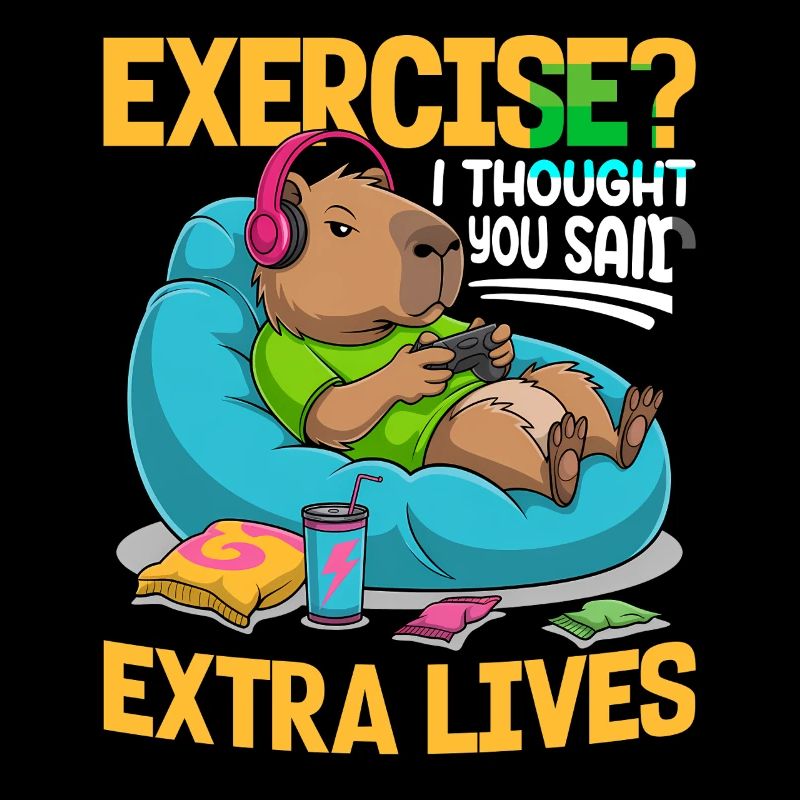 Capybara Gamer Gaming