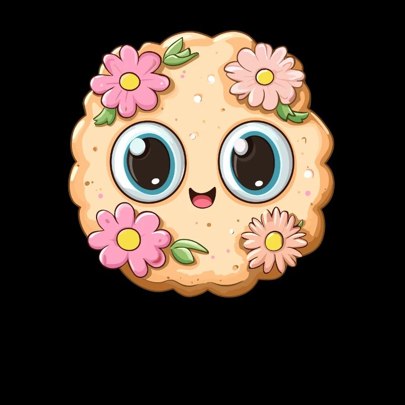 Biscuit aux fleurs