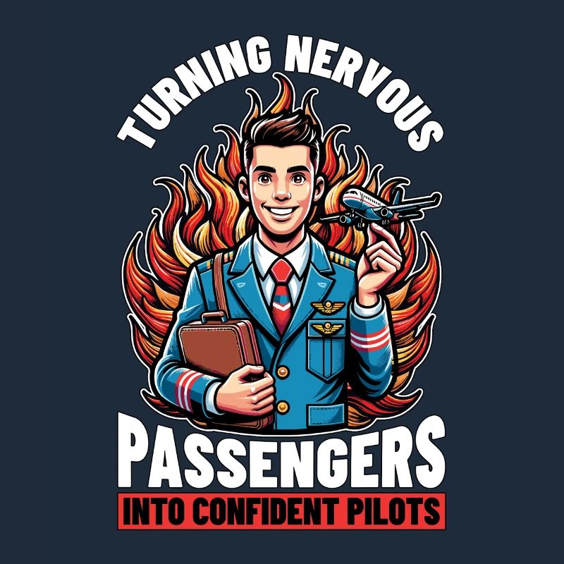 L’instructeur de vol devient nerveux