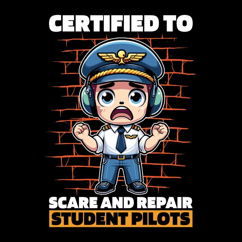 Flight Instructor Certified To Scare Pilot School