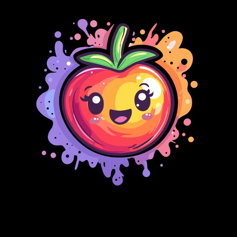 Tomate avec éclaboussure