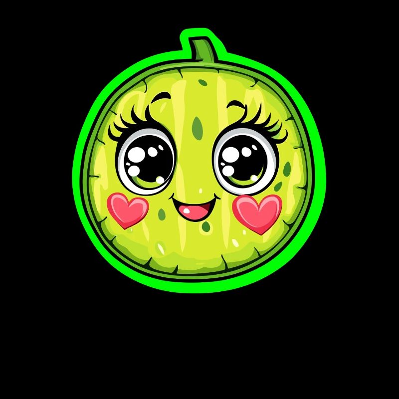 Süße Melone mit Herz